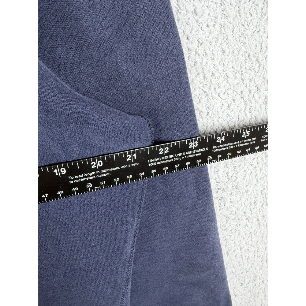 Hollister Hoodie Mens Size L‎ Blue Full Zip Longboards Calif Logo Y2K Distressed - Picture 11 of 14